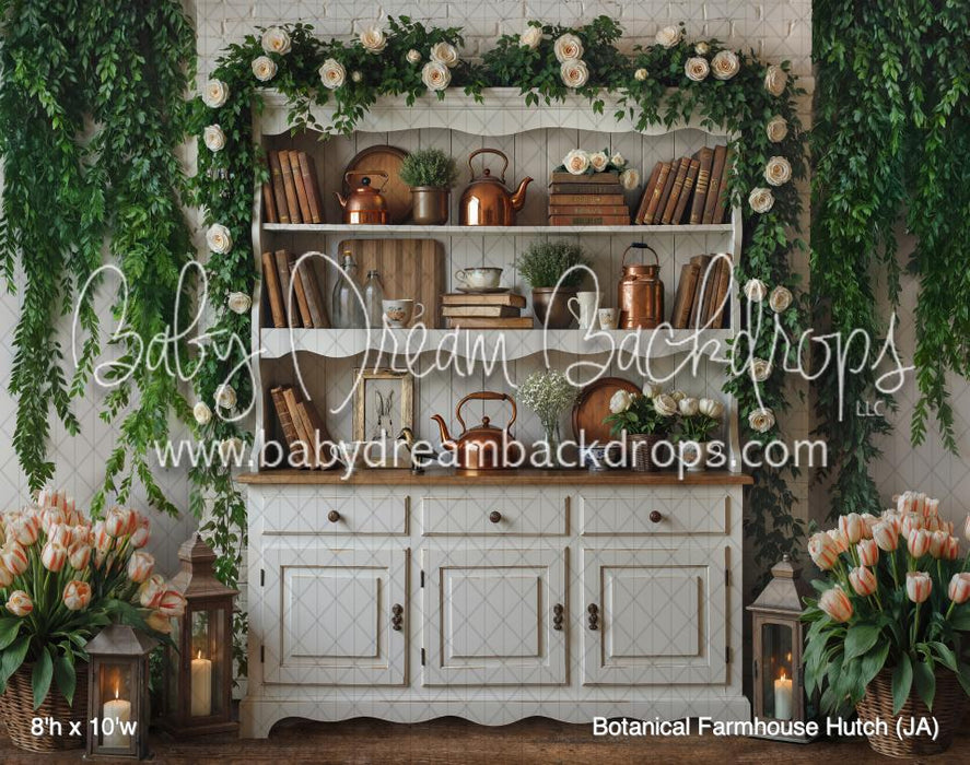Botanical Farmhouse Hutch (JA)