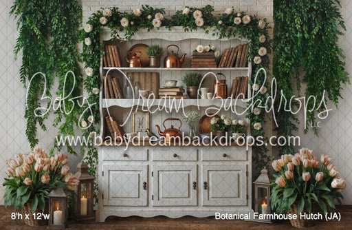 Botanical Farmhouse Hutch (JA)