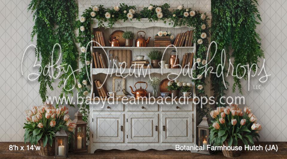 Botanical Farmhouse Hutch (JA)