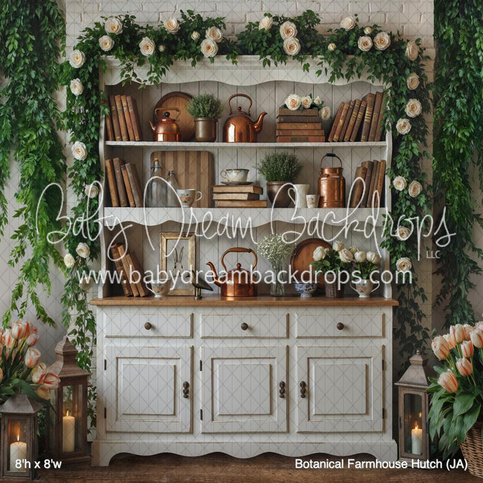 Botanical Farmhouse Hutch (JA)