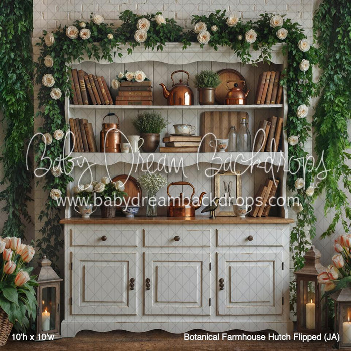 Botanical Farmhouse Hutch Flipped (JA)
