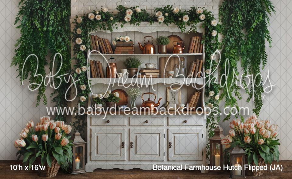 Botanical Farmhouse Hutch Flipped (JA)