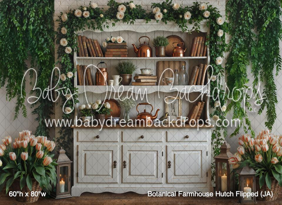 Botanical Farmhouse Hutch Flipped (JA)