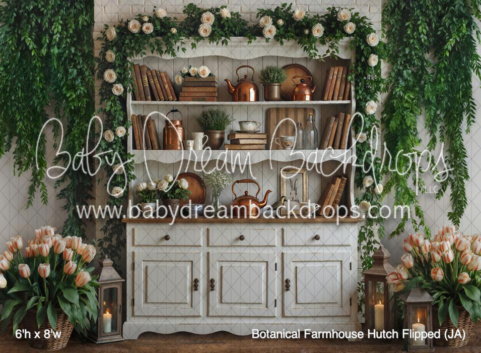 Botanical Farmhouse Hutch Flipped (JA)