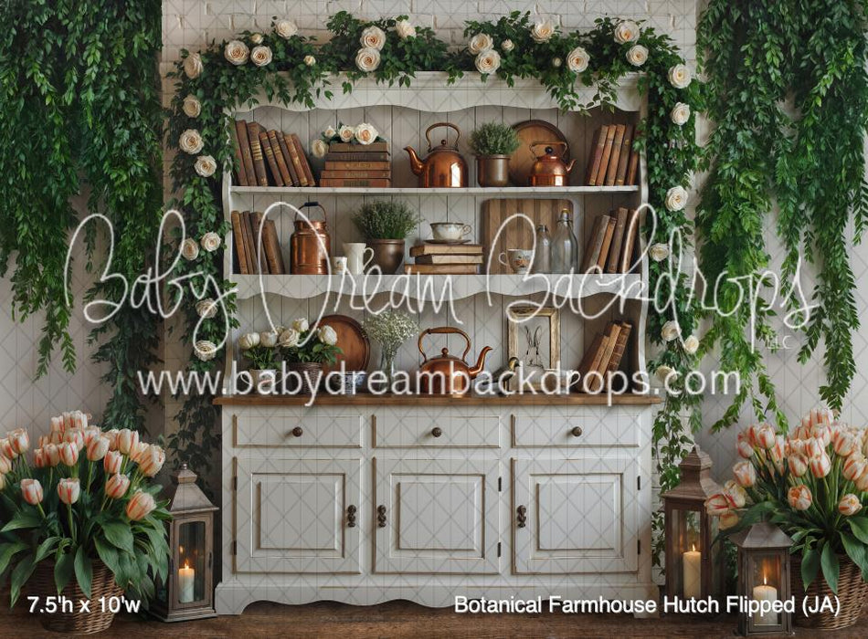 Botanical Farmhouse Hutch Flipped (JA)