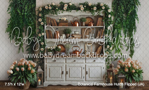 Botanical Farmhouse Hutch Flipped (JA)