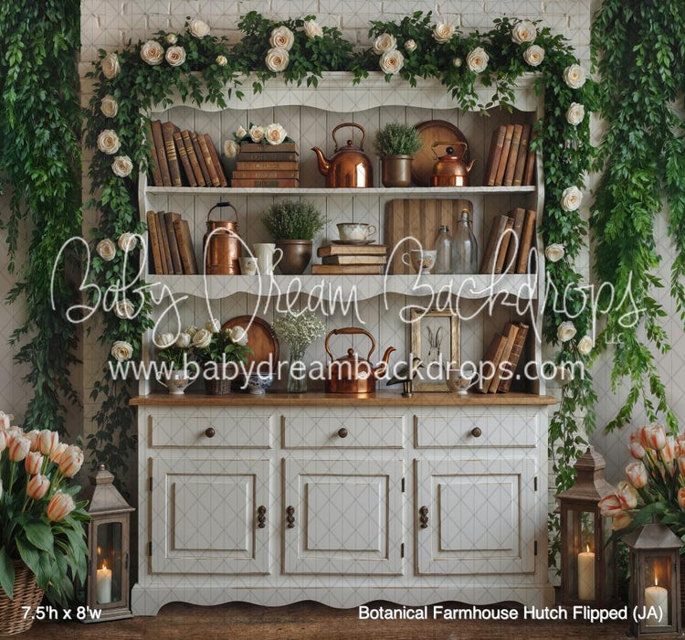 Botanical Farmhouse Hutch Flipped (JA)