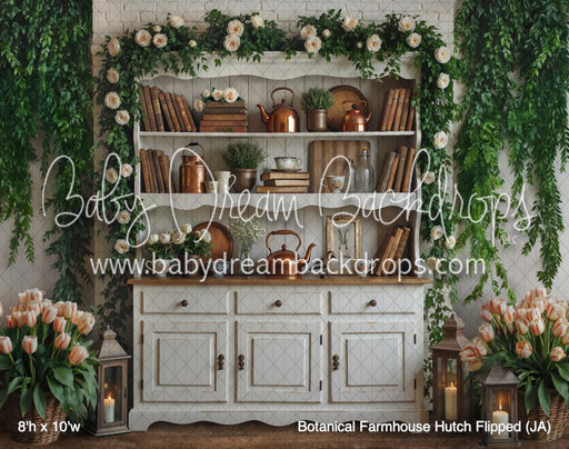 Botanical Farmhouse Hutch Flipped (JA)