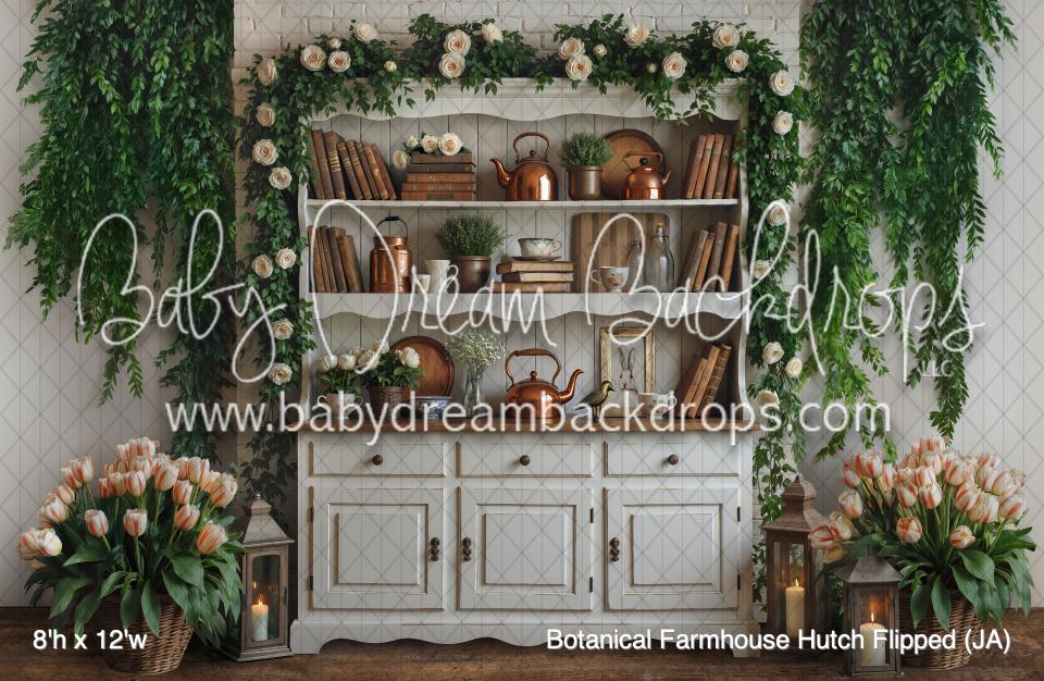 Botanical Farmhouse Hutch Flipped (JA)