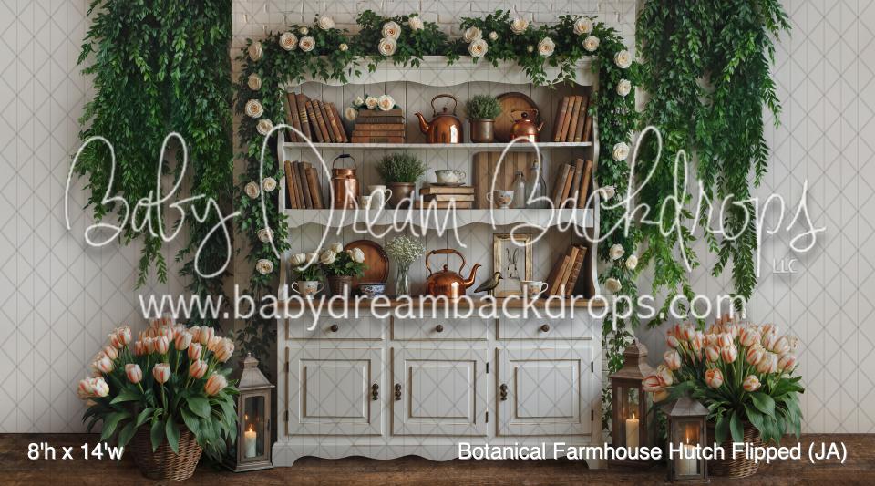 Botanical Farmhouse Hutch Flipped (JA)