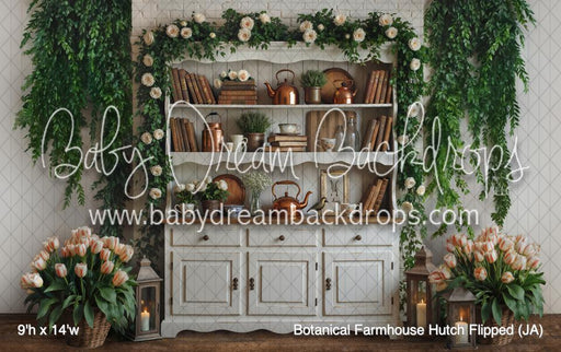 Botanical Farmhouse Hutch Flipped (JA)