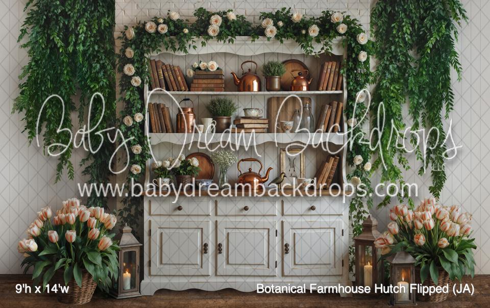 Botanical Farmhouse Hutch Flipped (JA)