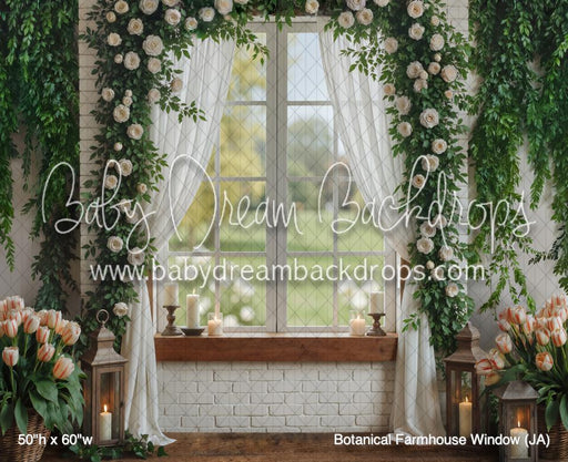 Botanical Farmhouse Window (JA)