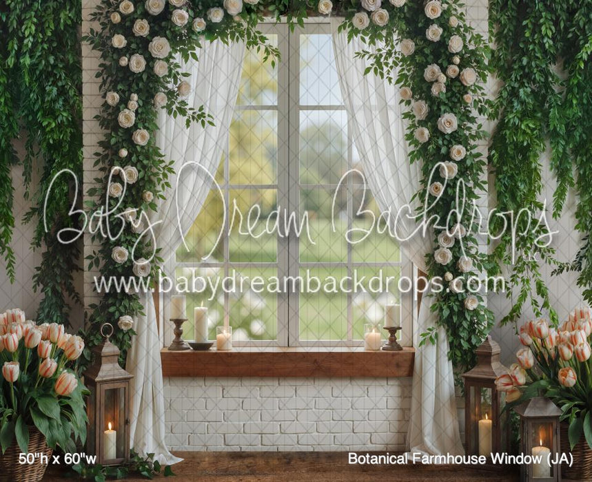 Botanical Farmhouse Window (JA)