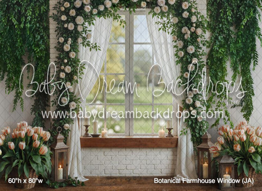 Botanical Farmhouse Window (JA)