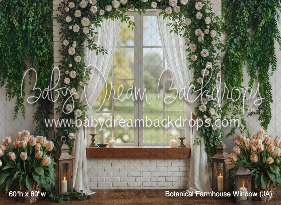 Botanical Farmhouse Window (JA)