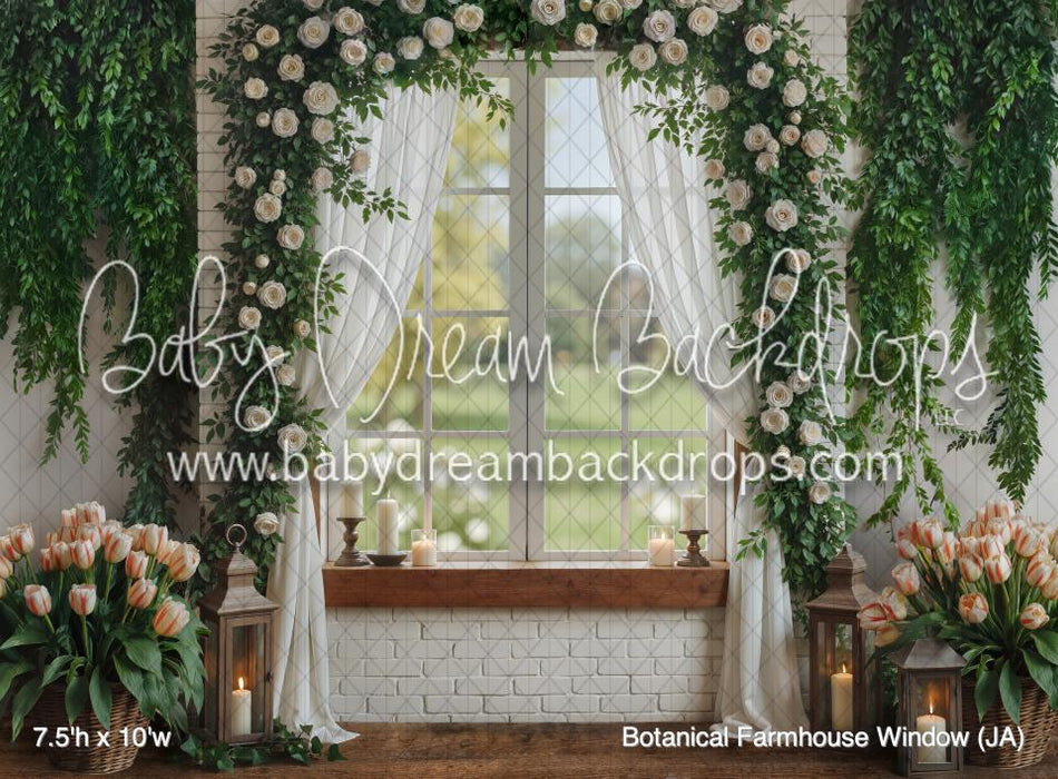 Botanical Farmhouse Window (JA)