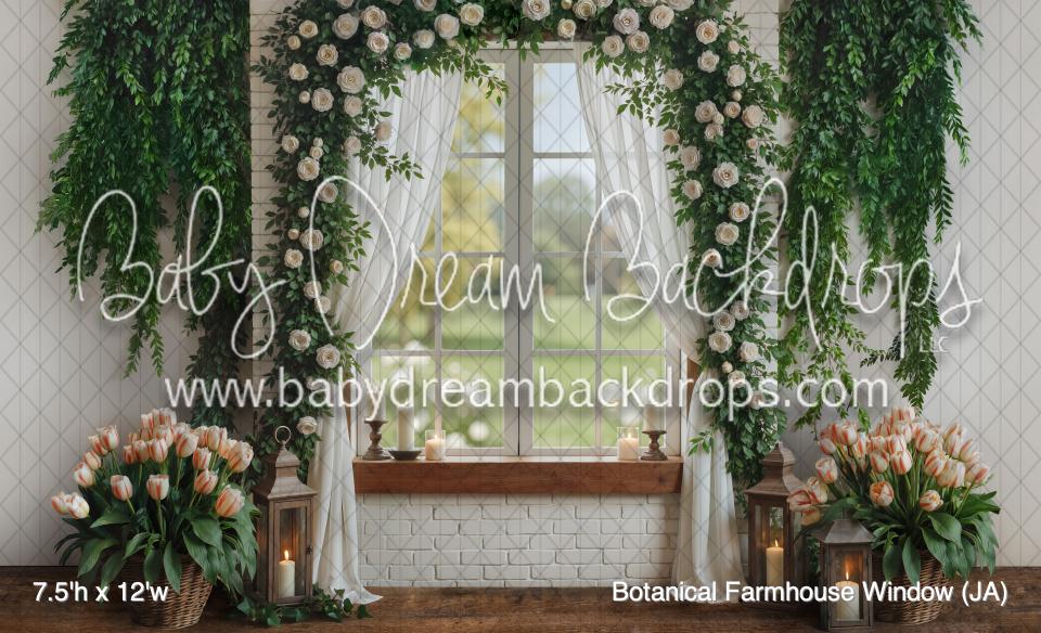 Botanical Farmhouse Window (JA)