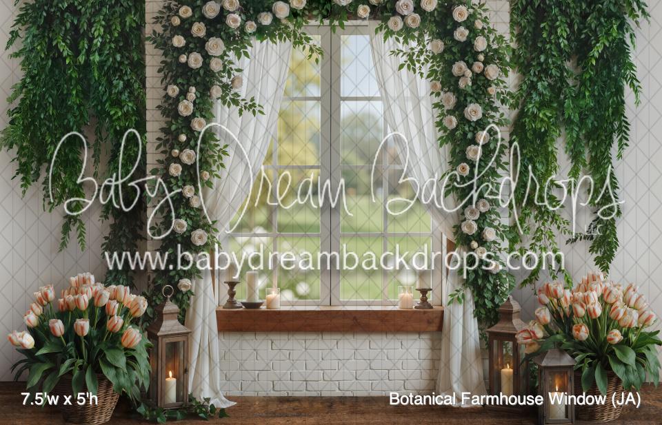 Botanical Farmhouse Window (JA)