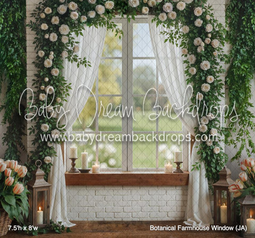 Botanical Farmhouse Window (JA)