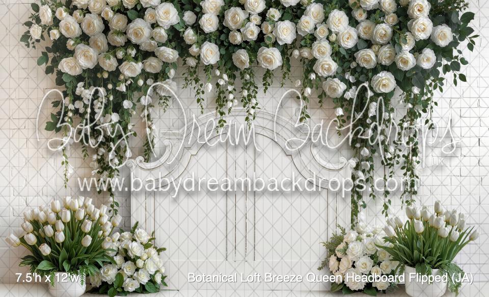 Botanical Loft Breeze Queen Headboard Flipped (JA)