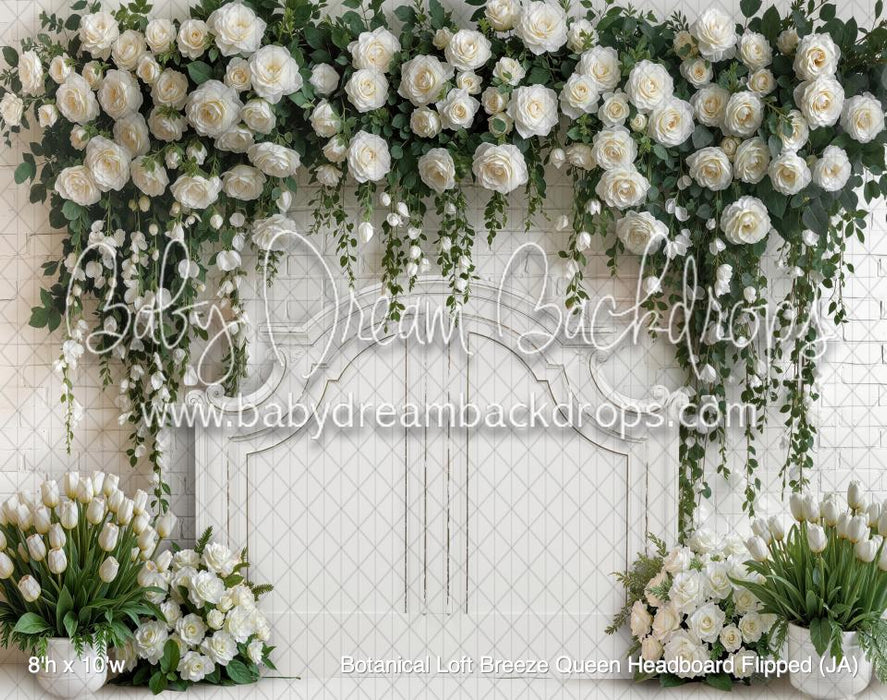 Botanical Loft Breeze Queen Headboard Flipped (JA)