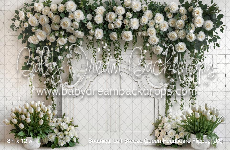 Botanical Loft Breeze Queen Headboard Flipped (JA)