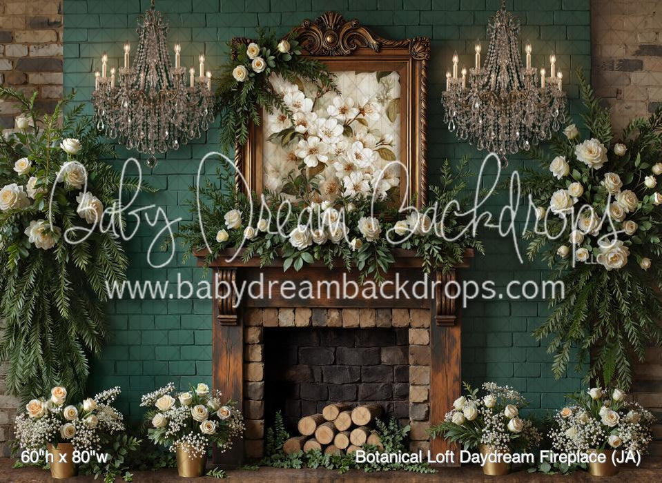 Botanical Loft Daydream Fireplace (JA)