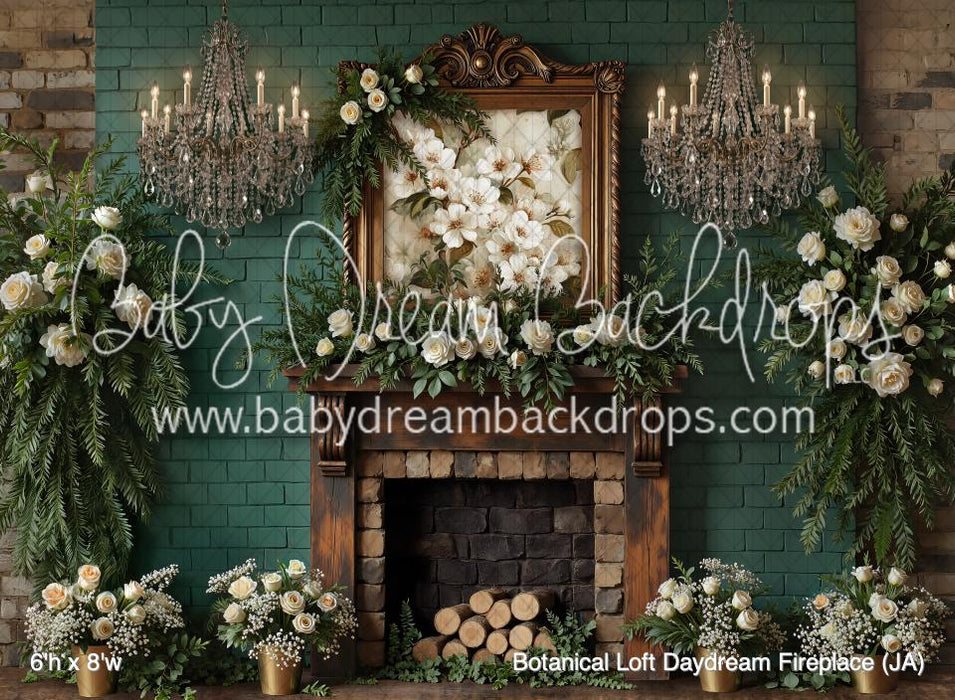 Botanical Loft Daydream Fireplace (JA)