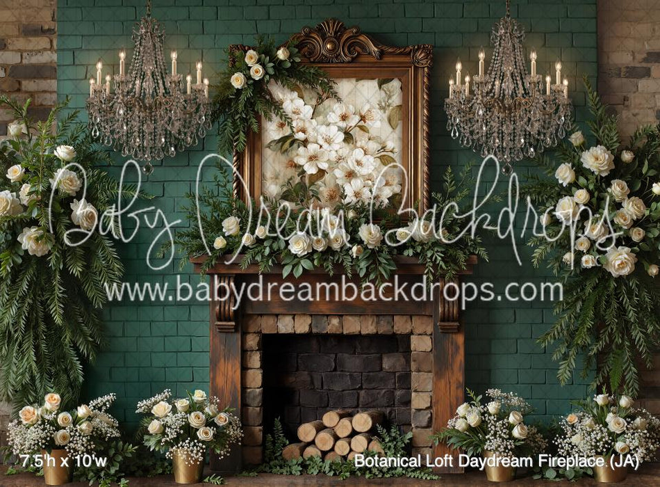 Botanical Loft Daydream Fireplace (JA)