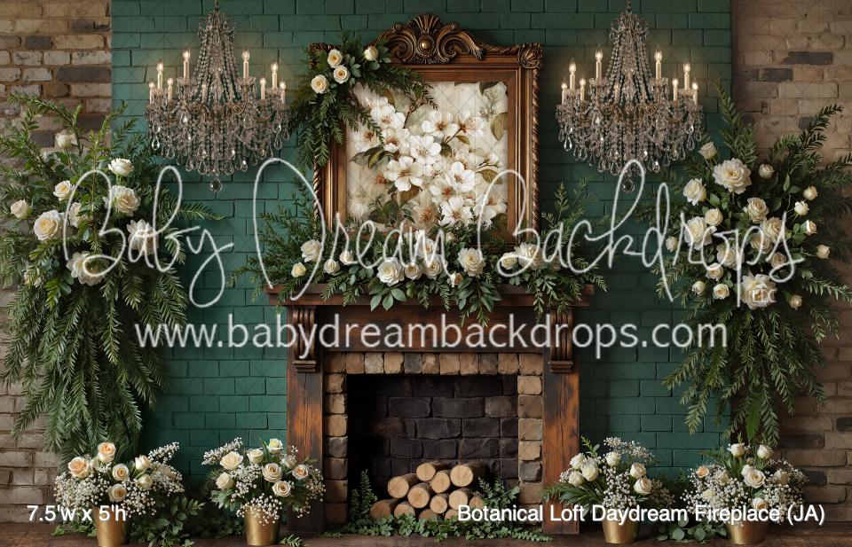 Botanical Loft Daydream Fireplace (JA)