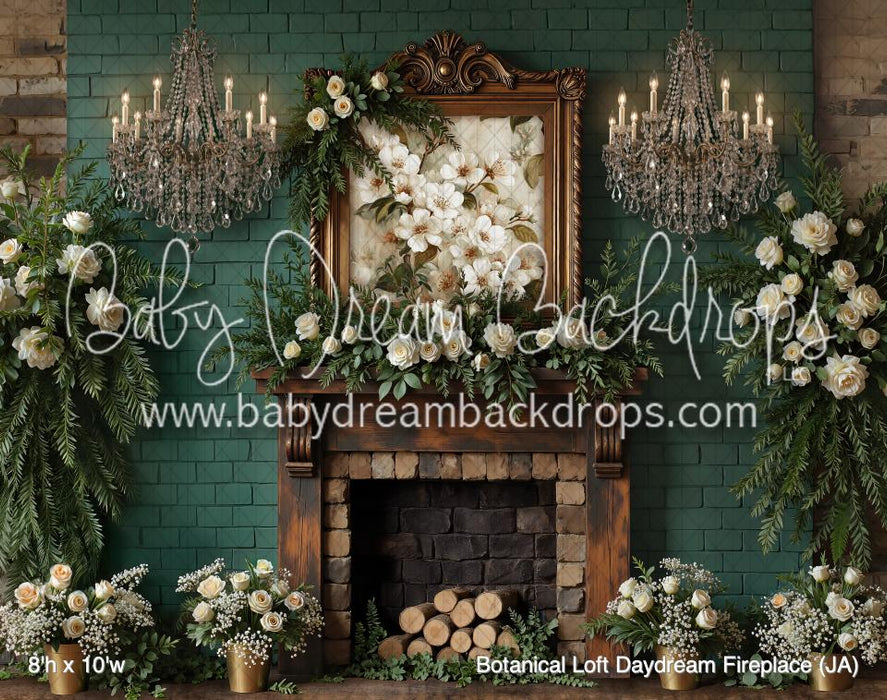 Botanical Loft Daydream Fireplace (JA)