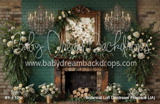 Botanical Loft Daydream Fireplace (JA)