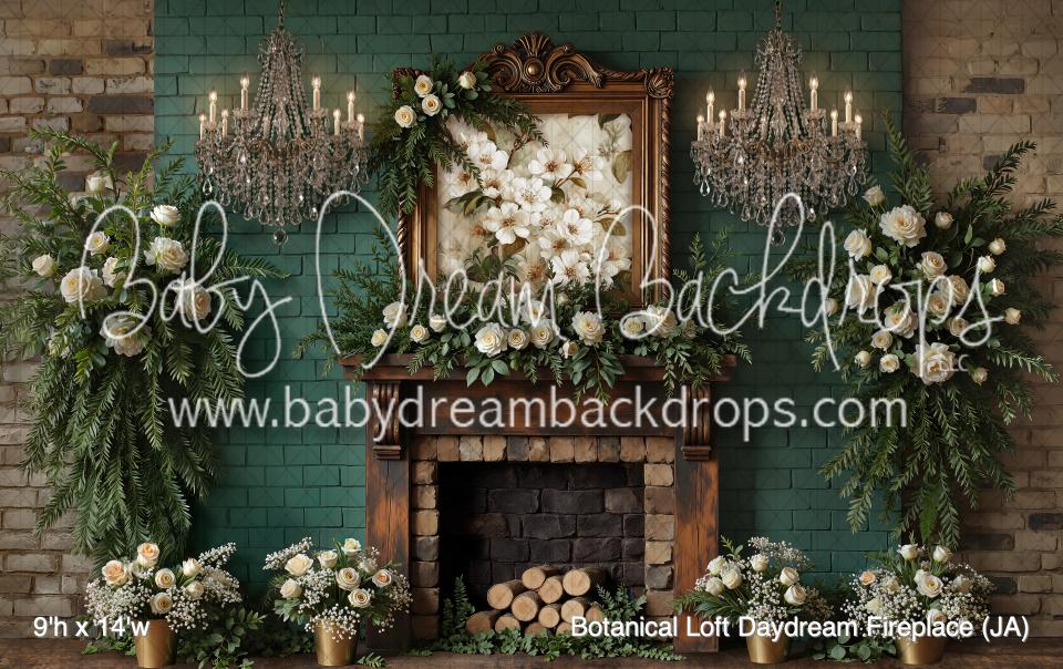 Botanical Loft Daydream Fireplace (JA)