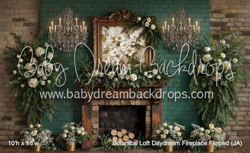 Botanical Loft Daydream Fireplace Flipped (JA)