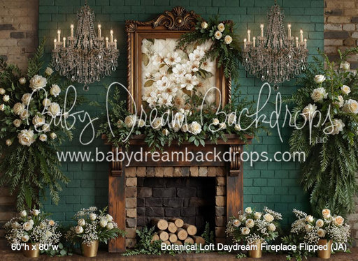 Botanical Loft Daydream Fireplace Flipped (JA)