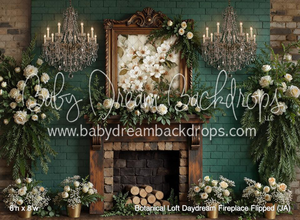 Botanical Loft Daydream Fireplace Flipped (JA)