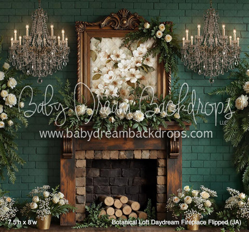 Botanical Loft Daydream Fireplace Flipped (JA)