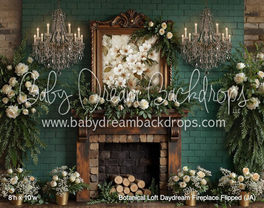 Botanical Loft Daydream Fireplace Flipped (JA)