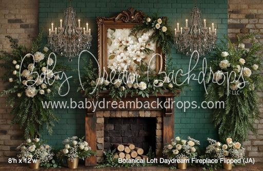 Botanical Loft Daydream Fireplace Flipped (JA)