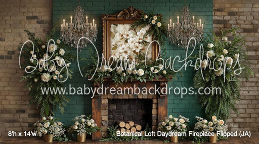 Botanical Loft Daydream Fireplace Flipped (JA)