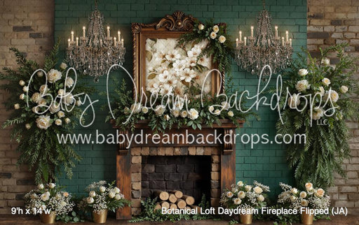 Botanical Loft Daydream Fireplace Flipped (JA)