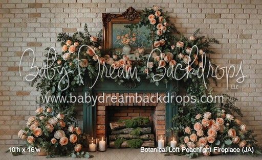 Botanical Loft Peachlight Fireplace (JA)