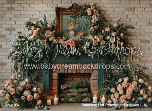 Botanical Loft Peachlight Fireplace (JA)