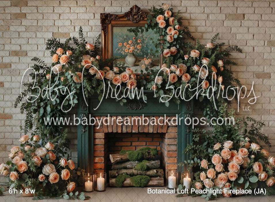 Botanical Loft Peachlight Fireplace (JA)