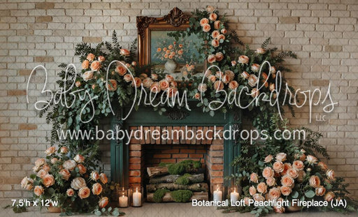Botanical Loft Peachlight Fireplace (JA)
