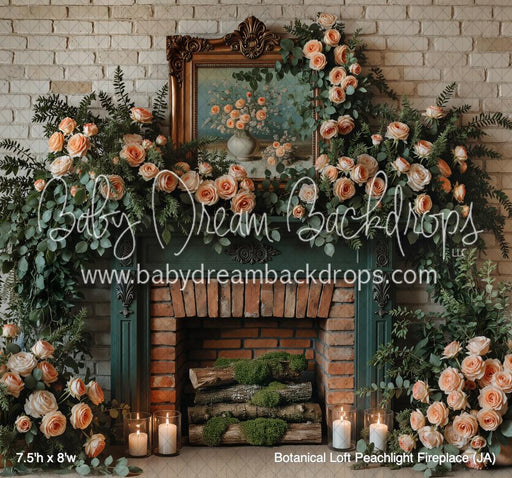 Botanical Loft Peachlight Fireplace (JA)