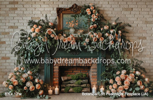 Botanical Loft Peachlight Fireplace (JA)