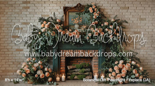 Botanical Loft Peachlight Fireplace (JA)