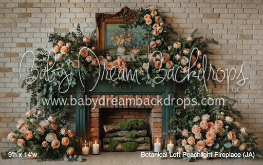 Botanical Loft Peachlight Fireplace (JA)